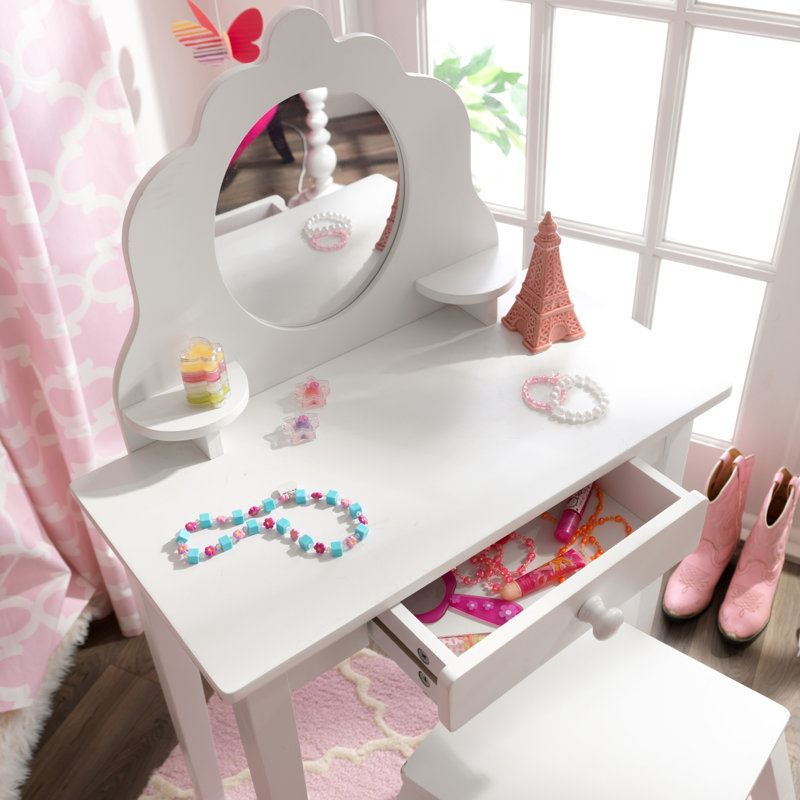 KidKraft Kids Vanity Set with Mirror & Reviews Wayfair
